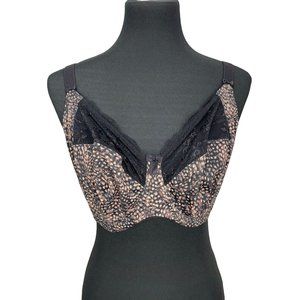 ELOMI Morgan Stretch Banded Bra Ebony Size 34I‎